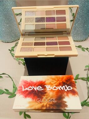 Love Bomb Eyeshadow Palette - Warm Neutrals & Plum Shades